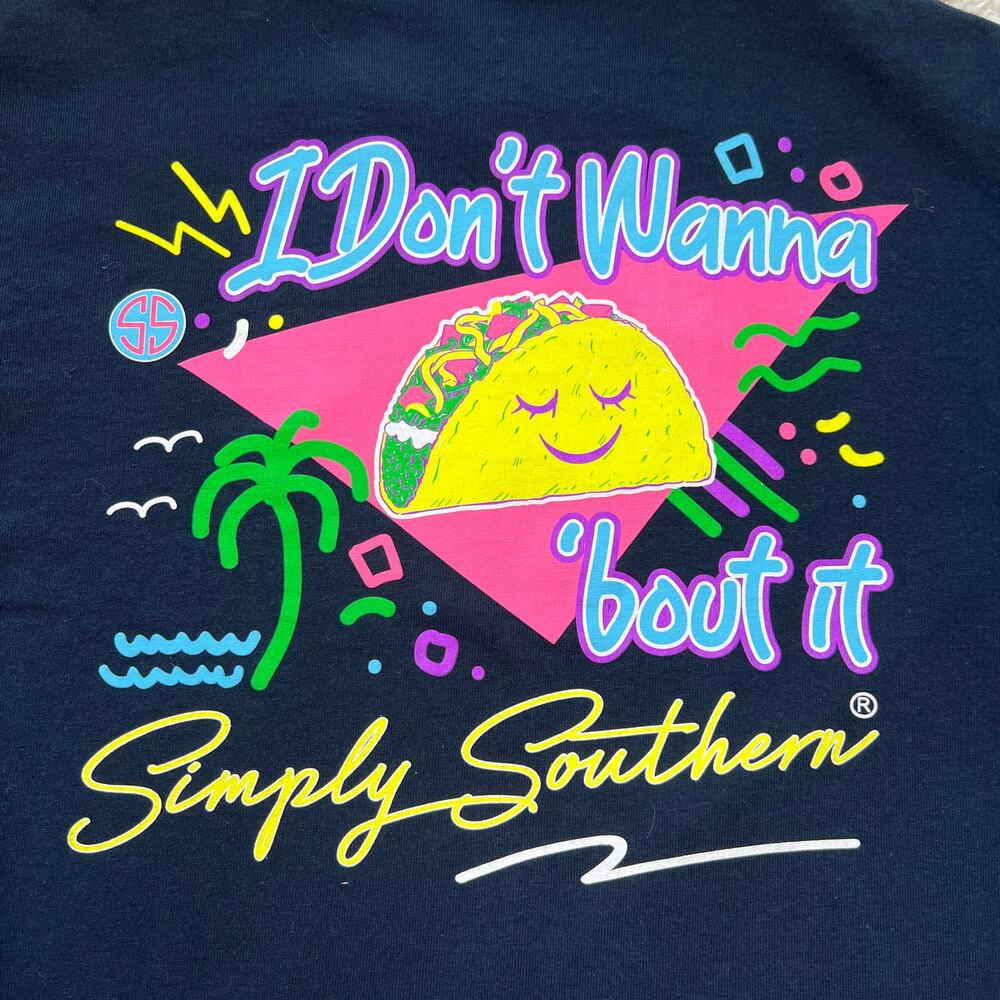Simply Southern Navy "I Don't Wanna Taco About It" Small